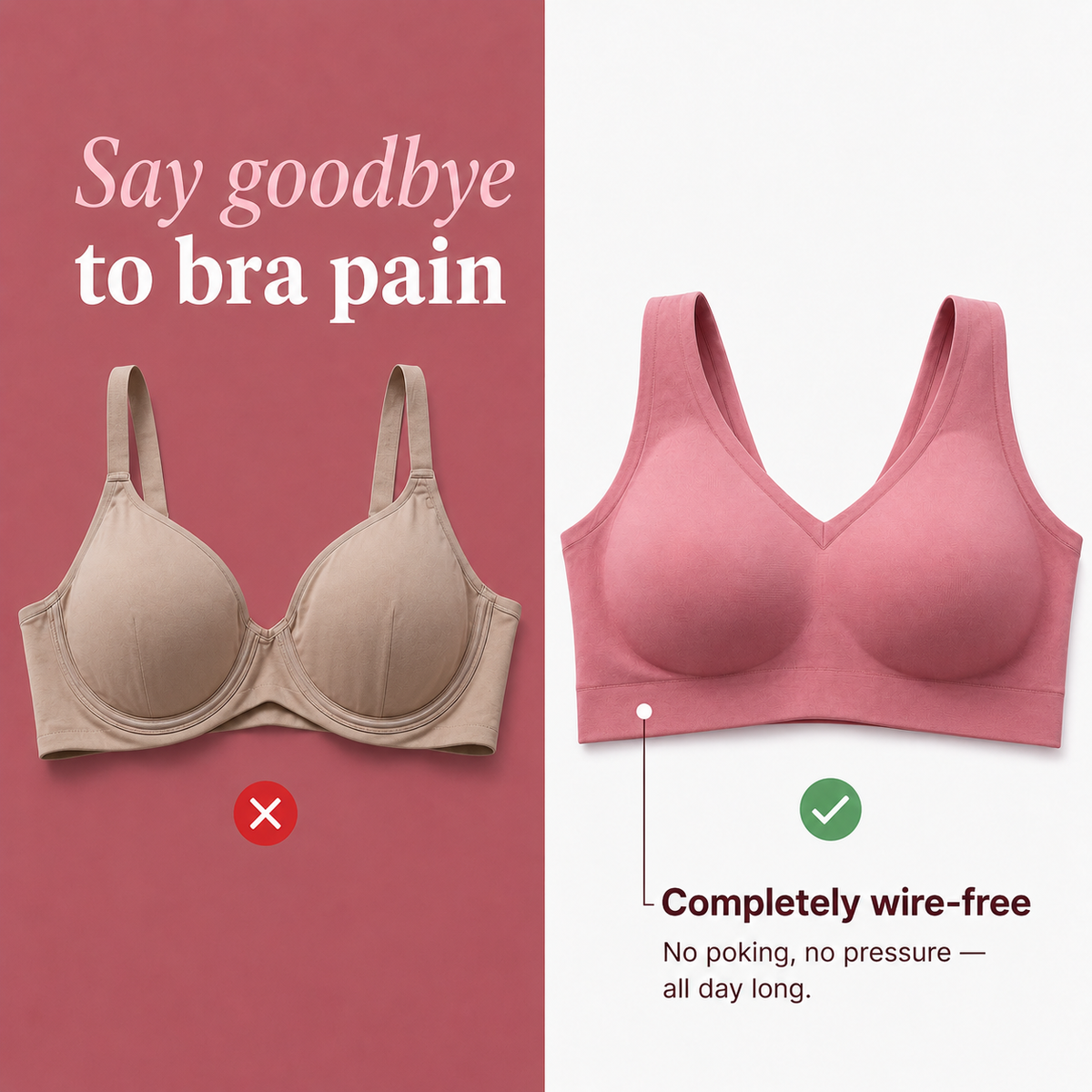 LUMIVE™ UK Premium Seamless Comfort Bra